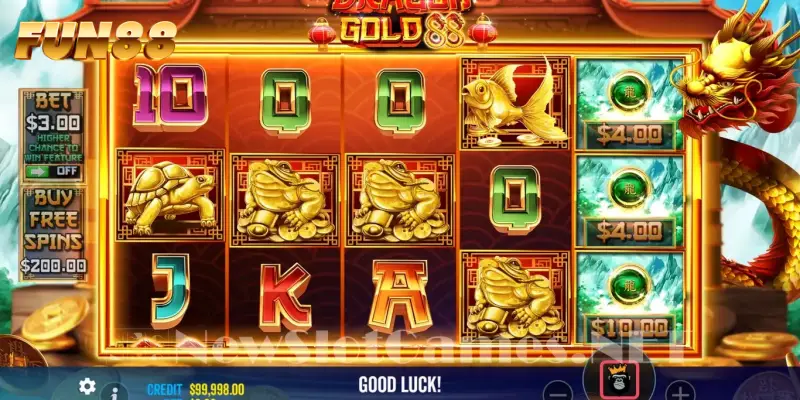 Game Slots FUN88 đa dạng, hấp dẫn